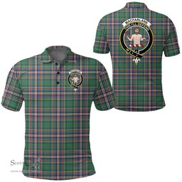 Scottish Macfarlane Hunting Ancient Clan Tartan Polo Shirt - Crest Classic Scottish Plaid Tartan Plaid