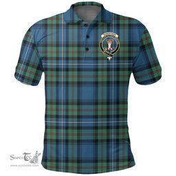 Scottish Robertson Hunting Ancient Clan Tartan Polo Shirt - Crest Classic Scottish Plaid Tartan Plaid