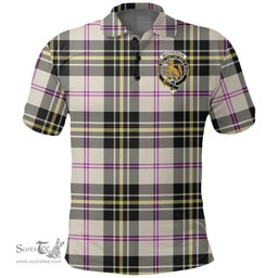 Scottish Macpherson Dress Ancient Clan Tartan Polo Shirt - Crest Classic Scottish Plaid Tartan Plaid