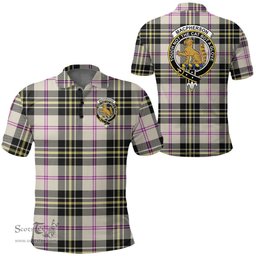 Scottish Macpherson Dress Ancient Clan Tartan Polo Shirt - Crest Classic Scottish Plaid Tartan Plaid