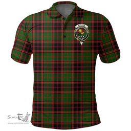 Scottish Buchan Modern Clan Tartan Polo Shirt - Crest Classic Scottish Plaid Tartan Plaid