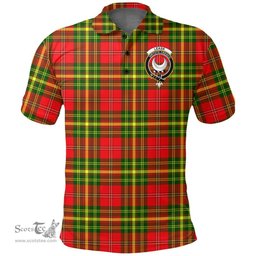 Scottish Leask Clan Tartan Polo Shirt - Crest Classic Scottish Plaid Tartan Plaid