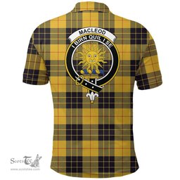 Scottish Macleod Of Lewis Ancient Clan Tartan Polo Shirt - Crest Classic Scottish Plaid Tartan Plaid