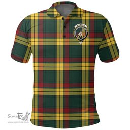 Scottish Macmillan Old Modern Clan Tartan Polo Shirt - Crest Classic Scottish Plaid Tartan Plaid