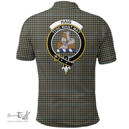 Scottish Haig Check Clan Tartan Polo Shirt - Crest Classic Scottish Plaid Tartan Plaid