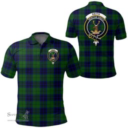 Scottish Keith Modern Clan Tartan Polo Shirt - Crest Classic Scottish Plaid Tartan Plaid