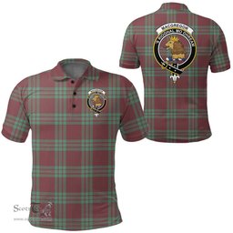 Scottish Macgregor Hunting Ancient Clan Tartan Polo Shirt - Crest Classic Scottish Plaid Tartan Plaid