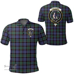 Scottish Fletcher Modern Clan Tartan Polo Shirt - Crest Classic Scottish Plaid Tartan Plaid