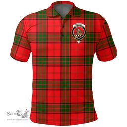 Scottish Maxwell Modern Clan Tartan Polo Shirt - Crest Classic Scottish Plaid Tartan Plaid