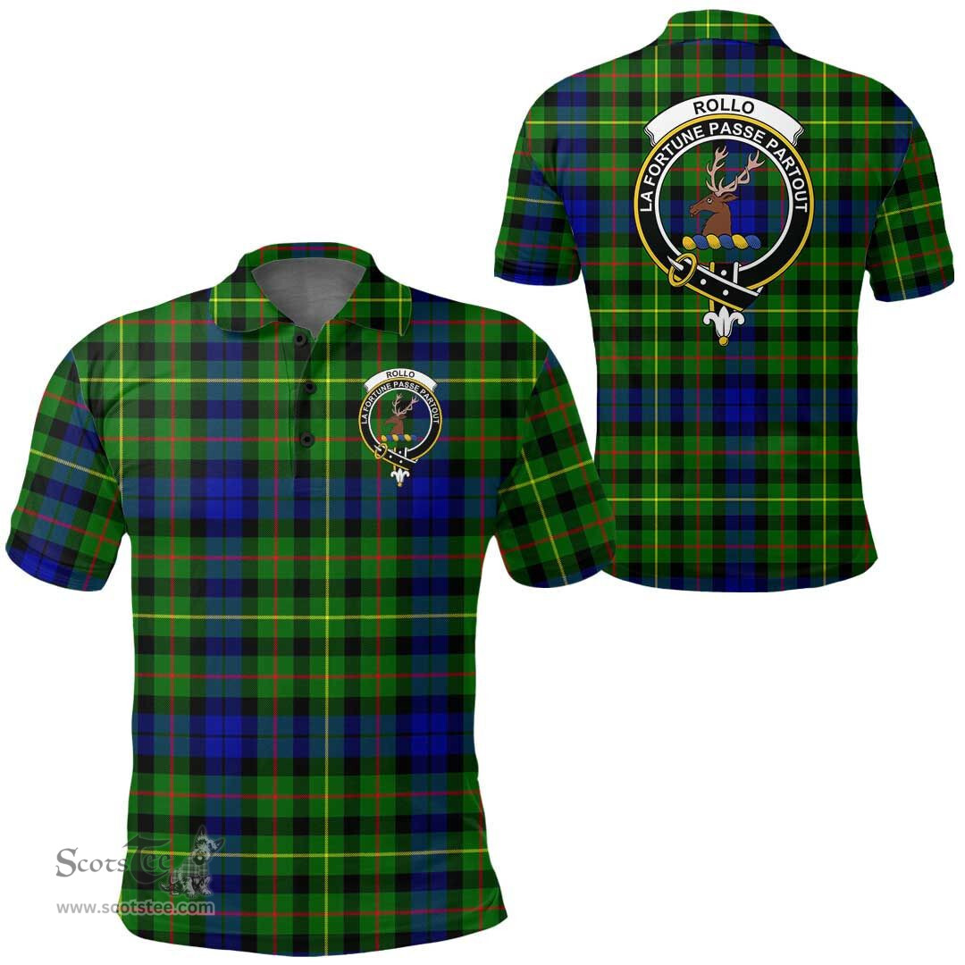 Scottish Rollo Modern Clan Tartan Polo Shirt - Crest Classic Scottish Plaid Tartan Plaid