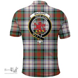 Scottish Macduff Dress Ancient Clan Tartan Polo Shirt - Crest Classic Scottish Plaid Tartan Plaid