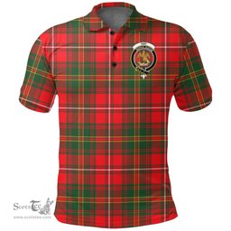 Scottish Hay Modern Clan Tartan Polo Shirt - Crest Classic Scottish Plaid Tartan Plaid