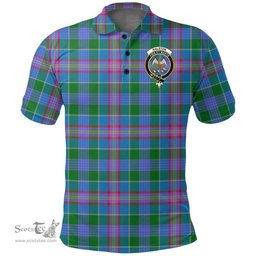 Scottish Ralston Clan Tartan Polo Shirt - Crest Classic Scottish Plaid Tartan Plaid