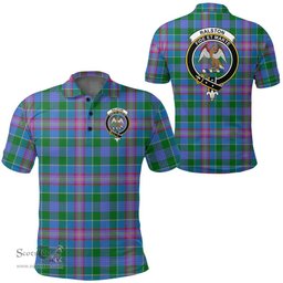 Scottish Ralston Clan Tartan Polo Shirt - Crest Classic Scottish Plaid Tartan Plaid