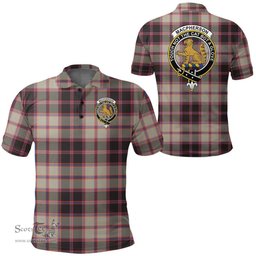 Scottish Macpherson Hunting Ancient Clan Tartan Polo Shirt - Crest Classic Scottish Plaid Tartan Plaid