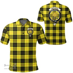 Scottish Macleod Of Lewis Modern Clan Tartan Polo Shirt - Crest Classic Scottish Plaid Tartan Plaid