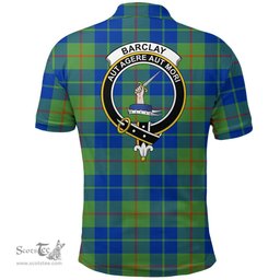 Scottish Barclay Hunting Ancient Clan Tartan Polo Shirt - Crest Classic Scottish Plaid Tartan Plaid