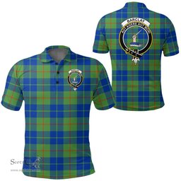 Scottish Barclay Hunting Ancient Clan Tartan Polo Shirt - Crest Classic Scottish Plaid Tartan Plaid
