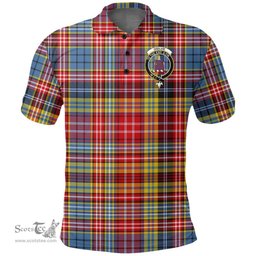 Scottish Ogilvie Clan Tartan Polo Shirt - Crest Classic Scottish Plaid Tartan Plaid