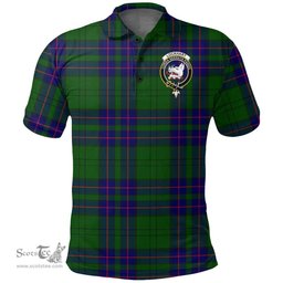 Scottish Lockhart Clan Tartan Polo Shirt - Crest Classic Scottish Plaid Tartan Plaid