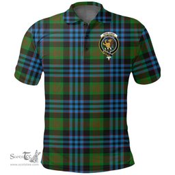 Scottish Newlands Of Lauriston Clan Tartan Polo Shirt - Crest Classic Scottish Plaid Tartan Plaid