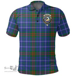 Scottish Edmonstone Clan Tartan Polo Shirt - Crest Classic Scottish Plaid Tartan Plaid