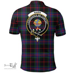 Scottish Nairn Clan Tartan Polo Shirt - Crest Classic Scottish Plaid Tartan Plaid