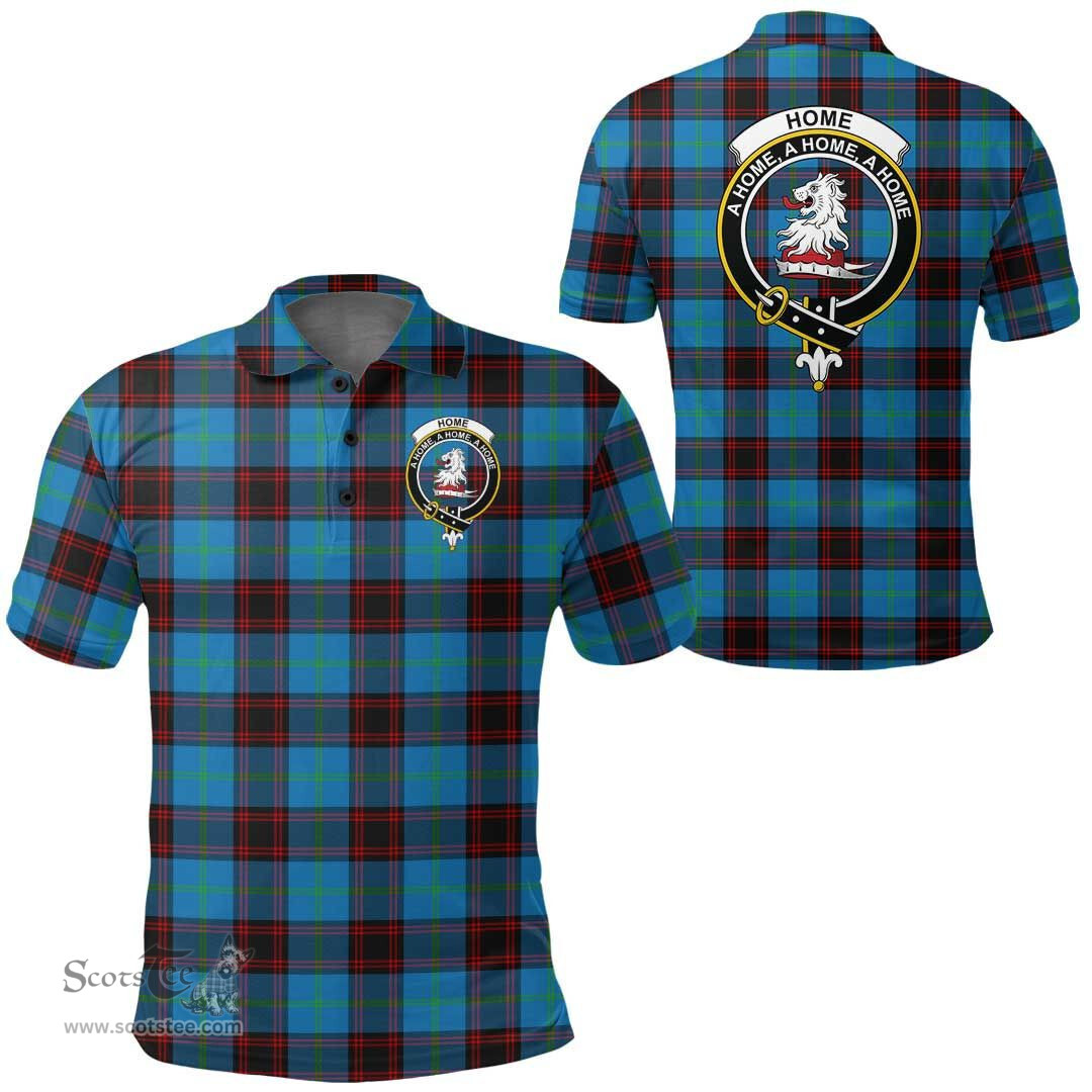 Scottish Home Ancient Clan Tartan Polo Shirt - Crest Classic Scottish Plaid Tartan Plaid
