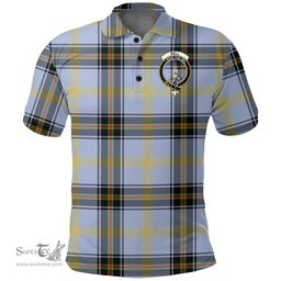 Scottish Bell Of The Borders Clan Tartan Polo Shirt - Crest Classic Scottish Plaid Tartan Plaid