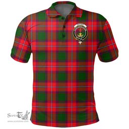 Scottish Rattray Modern Clan Tartan Polo Shirt - Crest Classic Scottish Plaid Tartan Plaid