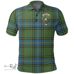 Scottish Macmillan Hunting Ancient Clan Tartan Polo Shirt - Crest Classic Scottish Plaid Tartan Plaid