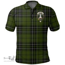 Scottish Maclean Hunting Ancient Clan Tartan Polo Shirt - Crest Classic Scottish Plaid Tartan Plaid