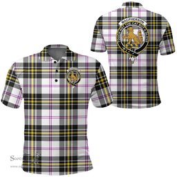 Scottish Macpherson Dress Modern Clan Tartan Polo Shirt - Crest Classic Scottish Plaid Tartan Plaid