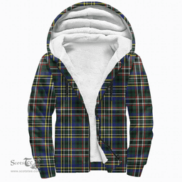 Scottish Scott Green Modern Clan Tartan Sherpa Hoodie - Scottish Plaid Hoodies Scottish Plaid Tartan Plaid - ScotsTee - scotstee.com