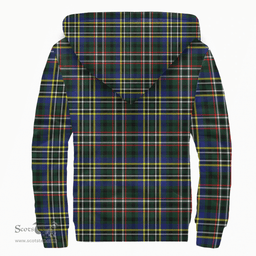 Scottish Scott Green Modern Clan Tartan Sherpa Hoodie - Scottish Plaid Hoodies Scottish Plaid Tartan Plaid - ScotsTee - scotstee.com