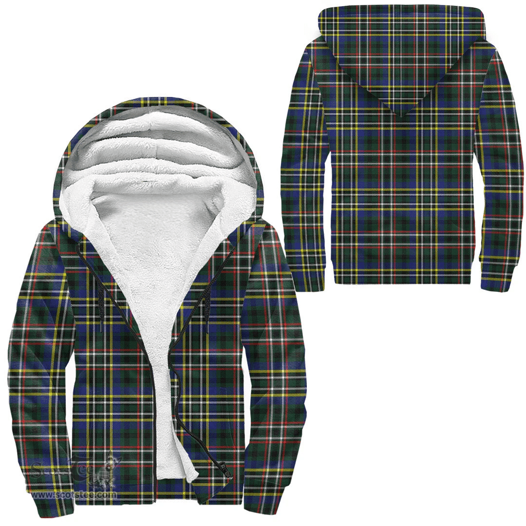 Scottish Scott Green Modern Clan Tartan Sherpa Hoodie - Scottish Plaid Hoodies Scottish Plaid Tartan Plaid - ScotsTee - scotstee.com
