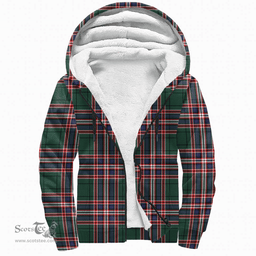 Scottish Macfarlane Hunting Modern Clan Tartan Sherpa Hoodie - Scottish Plaid Hoodies Scottish Plaid Tartan Plaid - ScotsTee - scotstee.com