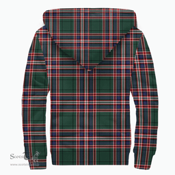 Scottish Macfarlane Hunting Modern Clan Tartan Sherpa Hoodie - Scottish Plaid Hoodies Scottish Plaid Tartan Plaid - ScotsTee - scotstee.com