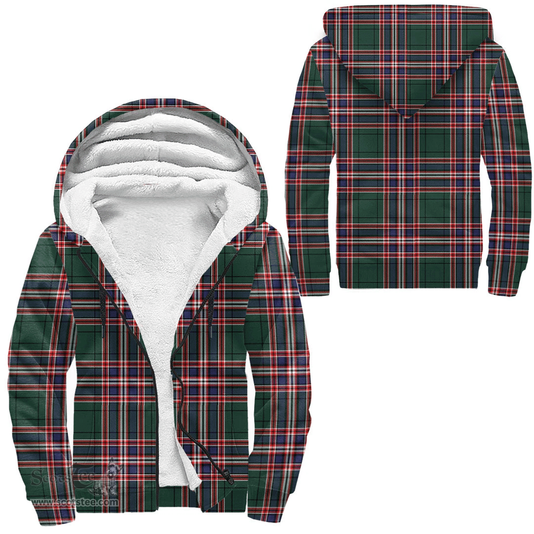 Scottish Macfarlane Hunting Modern Clan Tartan Sherpa Hoodie - Scottish Plaid Hoodies Scottish Plaid Tartan Plaid - ScotsTee - scotstee.com