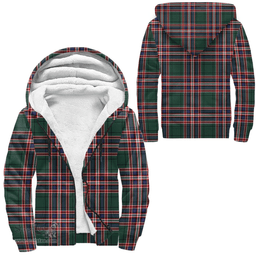 Scottish Macfarlane Hunting Modern Clan Tartan Sherpa Hoodie - Scottish Plaid Hoodies Scottish Plaid Tartan Plaid - ScotsTee - scotstee.com