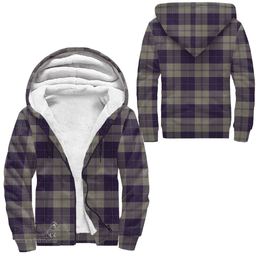 Scottish Cunningham Dress Blue Dancers Clan Tartan Sherpa Hoodie - Scottish Plaid Hoodies Scottish Plaid Tartan Plaid - ScotsTee - scotstee.com