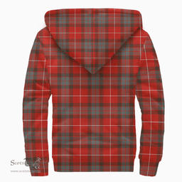 Scottish Fraser Weathered Clan Tartan Sherpa Hoodie - Scottish Plaid Hoodies Scottish Plaid Tartan Plaid - ScotsTee - scotstee.com