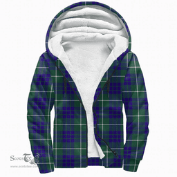 Scottish Hamilton Hunting Modern Clan Tartan Sherpa Hoodie - Scottish Plaid Hoodies Scottish Plaid Tartan Plaid - ScotsTee - scotstee.com