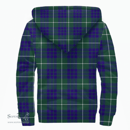 Scottish Hamilton Hunting Modern Clan Tartan Sherpa Hoodie - Scottish Plaid Hoodies Scottish Plaid Tartan Plaid - ScotsTee - scotstee.com