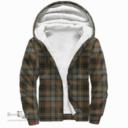 Scottish Stewart Hunting Weathered Clan Tartan Sherpa Hoodie - Scottish Plaid Hoodies Scottish Plaid Tartan Plaid - ScotsTee - scotstee.com