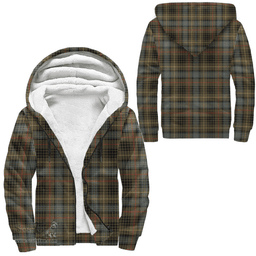 Scottish Stewart Hunting Weathered Clan Tartan Sherpa Hoodie - Scottish Plaid Hoodies Scottish Plaid Tartan Plaid - ScotsTee - scotstee.com
