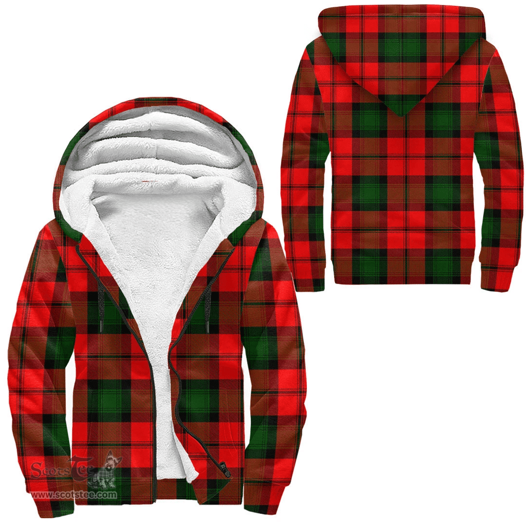 Scottish Kerr Modern Clan Tartan Sherpa Hoodie - Scottish Plaid Hoodies Scottish Plaid Tartan Plaid - ScotsTee - scotstee.com