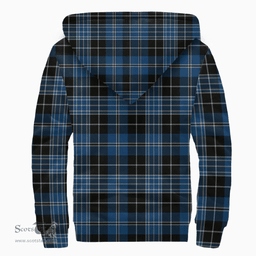 Scottish Clergy Blue Clan Tartan Sherpa Hoodie - Scottish Plaid Hoodies Scottish Plaid Tartan Plaid - ScotsTee - scotstee.com