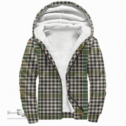 Scottish Burns Check Clan Tartan Sherpa Hoodie - Scottish Plaid Hoodies Scottish Plaid Tartan Plaid - ScotsTee - scotstee.com