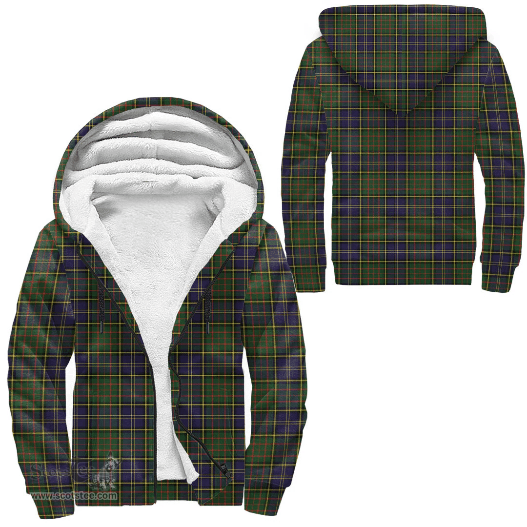 Scottish Macmillan Hunting Modern Clan Tartan Sherpa Hoodie - Scottish Plaid Hoodies Scottish Plaid Tartan Plaid - ScotsTee - scotstee.com